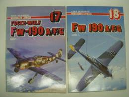 洋書　Monografie Lotnicze 17: Focke-Wulf Fw-190 A / F / G: Czesc 1・Monografie Lotnicze 18: Focke-Wulf Fw-190 A / F / G: Czesc 2　2冊セット