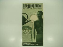 古い観光リーフレット　Berggießhübel-Zwiesel: ベルクギースヒューベル-ツヴィーゼル
