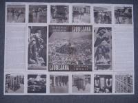 古い観光リーフレット　LJUBLJANA: SLOVENIJA: JUGOSLAVIJA: リュブリャナ: スロベニア: ユーゴスラビア