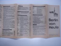 古い観光リーフレット　Berlin von Heute: 今日のベルリン
