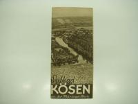 古い観光パンフレット　Solbad KÖSEN an der Thüringer Pforte: テューリンゲン門のケーゼン温泉