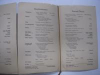 古い客船のメニュー　80 jahre Norddeutscher Lloyd Bremen 1857-1937: Dampeer BREMEN. 1937　2部セット