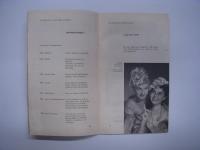 古い公演スケジュールの冊子　Blätter der Wiener Staatsoper: Spielzeit 1958/59