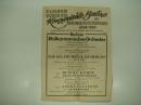 古い演奏会ガイド　Führer Durch die Konzertsäle Berlins der Berliner Kulturspiegel Gegr. 1920: Konzert-Übersicht von 16. bis 31. Oktober 1966 und Vooranzeigen