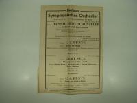 古い演奏会ガイド　Führer Durch die Konzertsäle Berlins der Berliner Kulturspiegel Gegr. 1920: Konzert-Übersicht von 16. bis 31. Oktober 1966 und Vooranzeigen