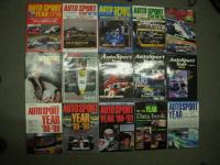 オートスポーツ:臨時増刊: オートスポーツイヤー:Auto Sport Year: '68年度版 / '69年度版 / '70年度版 / '71年度版 / '72年度版 / '73年度版 / '74年度版 / '75年度版 / '75-'76年度版 / '76-'77年度版 / '77-'78年度版 / '78-'79年度版 / '79-'80年度版 / '80-'81年度版 / '81-'82年度版 / '82-'83年度版 / '84-'85年度版 / '85-'86年度版 / '86-'87年度版 / '87-'88年度版 / '88-'89年度版 / '89-'90年度版 / '90-'91年度版 / '91-'92 Data Book / サンエイムック 1994-1995 DATA BOOK　25冊セット　●'83-'84年度版は欠け。ご注意ください。※特記以外に程度の差はありますが、各冊ともに少スレ跡、フチ・角に少ヨレ・少折れ・少反り、薄いヤケ、薄いシミ、少汚れ、少イタミがあります。発行年が古いほど経年のイタミ・ヤケ・シミがあります。ご注意ください。