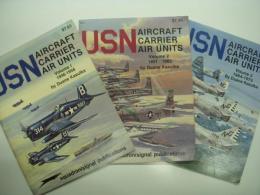 洋書　USN Aircraft Carrier Air Units, Volume 1: 1946-1956 / USN Aircraft Carrier Air Units, Volume 2: 1957-1963 / USN Aircraft Carrier Air Units, Volume 3: 1964-1973　3冊セット