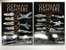 洋書　German Fighters 1936-1945 Volume 1 - The Messerschmitt Bf 109 / German Fighters 1939-1945 Volume 2 - Bf110 - Me210 - Me410 - Fw190 - Me262 - Me183 - He162　2冊セット