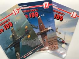 洋書　Aircraft Monograph16: Messerschmitt Me 109 pt.1 / Aircraft Monograph17: Messerschmitt Me 109 pt.2 / Aircraft Monograph18: Messerschmitt Me 109 pt.3　3冊セット