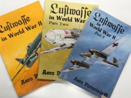 洋書　Aero Pictorials 1: Luftwaffe in World War II / Aero Pictorials 5: Luftwaffe in World War II Part Two / Aero Pictorials 6: Luftwaffe in World War II Part 3　3冊セット