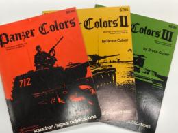 洋書　Panzer Colors: Camouflage of the German Panzer Forces 1939-45 / Panzer Colors Ⅱ: Marking of the German Army Panzer Forces 1939-45 / Panzer Colors III: Marking of the German Panzer Forces 1939-45　3冊セット