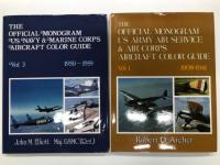 洋書　The Official Monogram Us Navy & Marine Corps Aircraft Color Guide Vol.1 1911-1939 / Vol.2 1940-1949 / Vol.3 1950-1959 / The Official Monogram US Army Air Service & Air Corps Aircraft Color Guide Vol 1 1908-1941　4冊セット