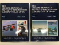洋書　The Official Monogram Us Navy & Marine Corps Aircraft Color Guide Vol.1 1911-1939 / Vol.2 1940-1949 / Vol.3 1950-1959 / The Official Monogram US Army Air Service & Air Corps Aircraft Color Guide Vol 1 1908-1941　4冊セット