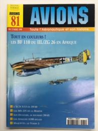 洋雑誌　Aviones No.81: Tout En Couleurs！Les BF110 du Ⅲ./ZG 26 En Afrique