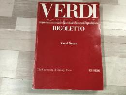オペラ楽譜 RIGOLETTO リゴレット  ボーカルスコア
GIUSEPPE VERDI ジュゼッペ ベルディ