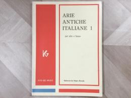 ARIE ANTICHE ITALIANE 1   per alto  e  basso
イタリア古典声楽曲集 1 低声用