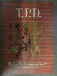 T.P.D. 東京パフォーマンスドール　1993年 DANCE SUMMIT SPECIAL コンサートツアー B4サイズ パンフレット　パンフ
