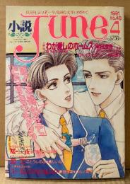 小説June 1991年4月 No.48　あすか佳代子/ロヘイズ ピアシー・坂田靖子/森内景生・魔木子/ごとうしのぶ・橘しいな/嶋田双葉・ハルノ宵子/須和雪里・羅川真里茂/武石りえこ/實吉達郎・吉田光彦 他　隔月刊ジュネ 今、危険な文字にめざめて