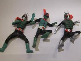 仮面ライダー カプセルトイ ライダーキック 3種セット 仮面ライダー1号 2号