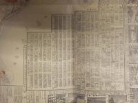 市郡変称 東京全図　明治38年 約53x76センチ 出版：嵯峨野彦太郎　古地図