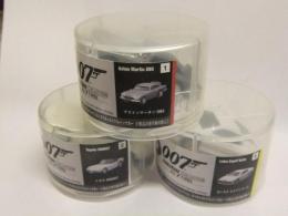 007 ジェームズ・ボンドコレクション3種セット トヨタ2000GT アストンマーチンDB5 ロータス エスプリ ターボ ダイキャストプルバックカー