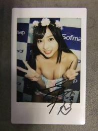 直筆サイン入り　大貫彩香 ビキニチェキ　4
