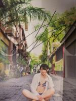 直筆サイン入　鈴木咲 2nd写真集 「SAKI」 初版 生写真・帯付　LUCKMAN ジーオーティーｃ