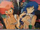 ダーティペア＆ミスター味っ子　アニメ雑誌 アニメディア付録　ポスター　約41x59センチ 