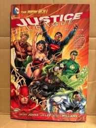 洋書アメコミ 「JUSTICE LEAGUE VOLUME 1 ORIGIN」オールカラー　スーパーマン・バットマン・グリーンランタン・フラッシュ 他　GEOFF JOHNS・JIM LEE・SCOTT WILLIAMS　COMPLEX MAGAZINE