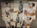 AV女優 逢坂優　「現役客室乗務員」 生写真 合計6種セット 大（21.5x15cm)3枚＋小（L版）3枚
