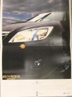 SUBARU 2009年カレンダー　東京オートサロン インプレッサ WRX STI　レガシーB4