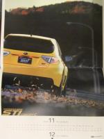 SUBARU 2009年カレンダー　東京オートサロン インプレッサ WRX STI　レガシーB4