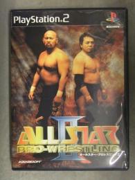オールスター・プロレスリング2　PS2用ゲーム　スクウェア・エニックス　説明書付き　ゲームソフト