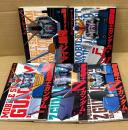 データコレクション 5冊セット 「機動戦士ガンダム 一年戦争編・機動戦士Zガンダム 上巻/下巻・機動戦士ガンダム 逆襲のシャア・機動戦士ガンダムF91」　機動戦士Zガンダム 上下巻とF91の3冊 初版　DENGEKI COMICS