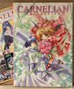 「CARNELIAN COLLECTION カーネリアンコレクション ゲームワークス集」　初版　販促チラシ・未開封トレカ付き　イラスト集