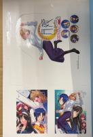 「カラフルMOON月姫 月姫パーフェクトファンブック」　初版 帯・未開封CD-ROM2枚組・特製ポップスタンド/トレカ・イラストポスター37.6×58センチ/ピンナップ付き　武内崇　イラスト集