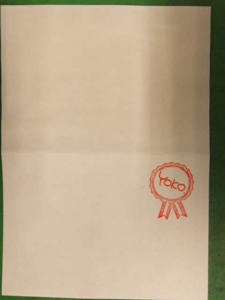 森洋子サイン会イベント 生写真付き直筆メッセージカード ＋ C.C.