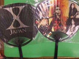 X JAPAN　うちわ2種　パンフレット3種　Violence In Jealousy　RETURNS（1993）　VISUAL SHOCK　攻撃再開