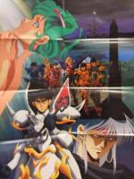 魔神英雄伝ワタル　・　天空戦記シュラト　アニメ雑誌付録両面ポスター　アニメディア1989年11月付録　B2サイズ