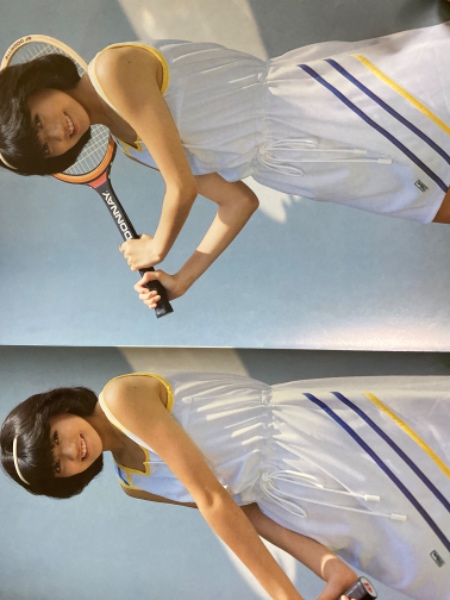 スコラ 1982年9月23日 11号 松本伊代 両面(水着＆テニスウェア