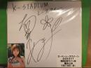 スーパーレースクイーン 2002GT発売記念サイン会　南あさみ　直筆サイン色紙　＋　サイン入りトレカ　K-STADIUM