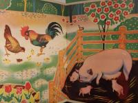 ます美の幼児保育えほん　どうぶつ　表紙・秋吉文夫　絵・大嶺光　絵本 　昭和レトロ　児童書　鹿　猿　象　豚　鶏　シマウマ　ライオン
