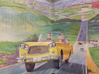 トッパンのこども絵本　「はやいのりもの」　飛行機　白鳥　バイク　名鉄ロマンスカー　昭和レトロ