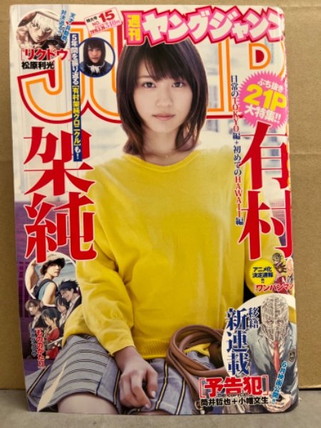 週刊ヤングジャンプ 2015年3月26日 No.15 有村架純 21p 他 ヤンジャン