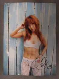 直筆サイン入り　チェリー Cherry　ポートレート 女子プロレスラー