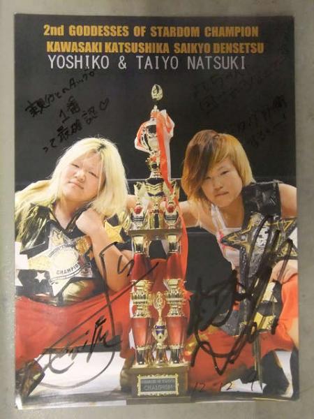 世志虎　サイン本　プロレス 直筆サイン入り 世IV虎（世志琥）＆南月たいよう ポートレート