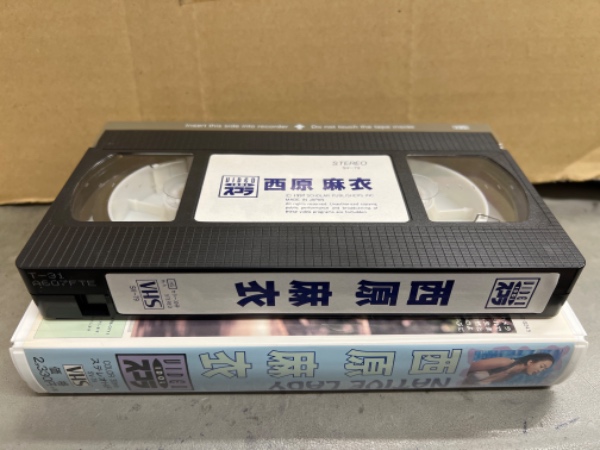 VHS 西原麻衣 「NATIVE LADY ネイティブ レディ」 VIDEO IDOL スコラ