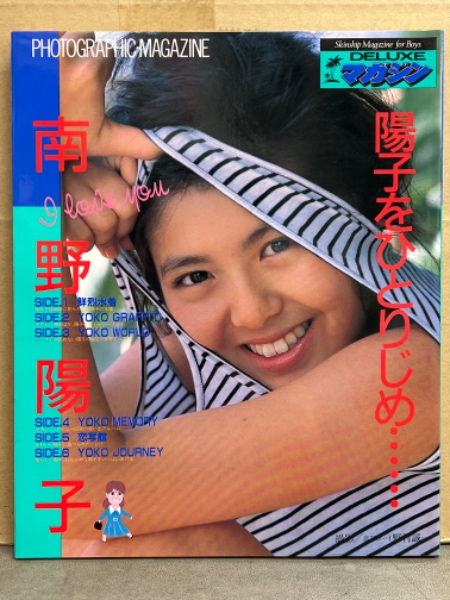 南野陽子 写真集 「陽子をひとりじめ」 両面水着ピンナップ付き DELUXE