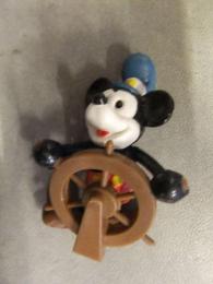 ミッキーマウス 蒸気船ウィリー アプローズ社製 PVCフィギュア　人形　ウォルト・ディズニー