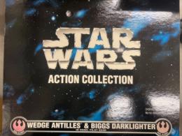 スターウォーズ　アクションフィギュア　ウェッジ＆ビッグス　「STAR WARS ACTION COLLECTIONWEDGE ANTILLES & BIGGS DARKLIGHTER」 アクションフィギュア　未使用品